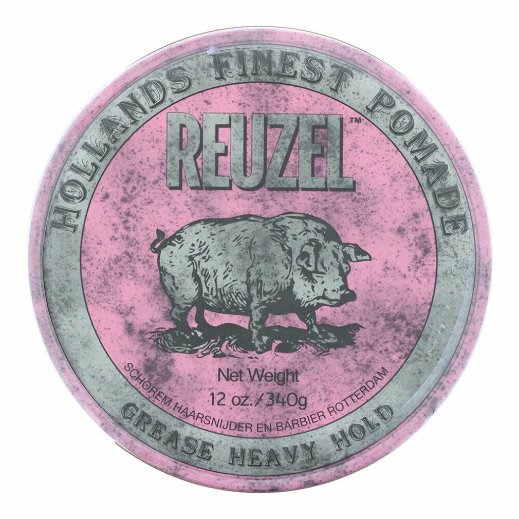Reuzel Haarpflege-Set Pink Heavy Hold Grease Pomade 340 g