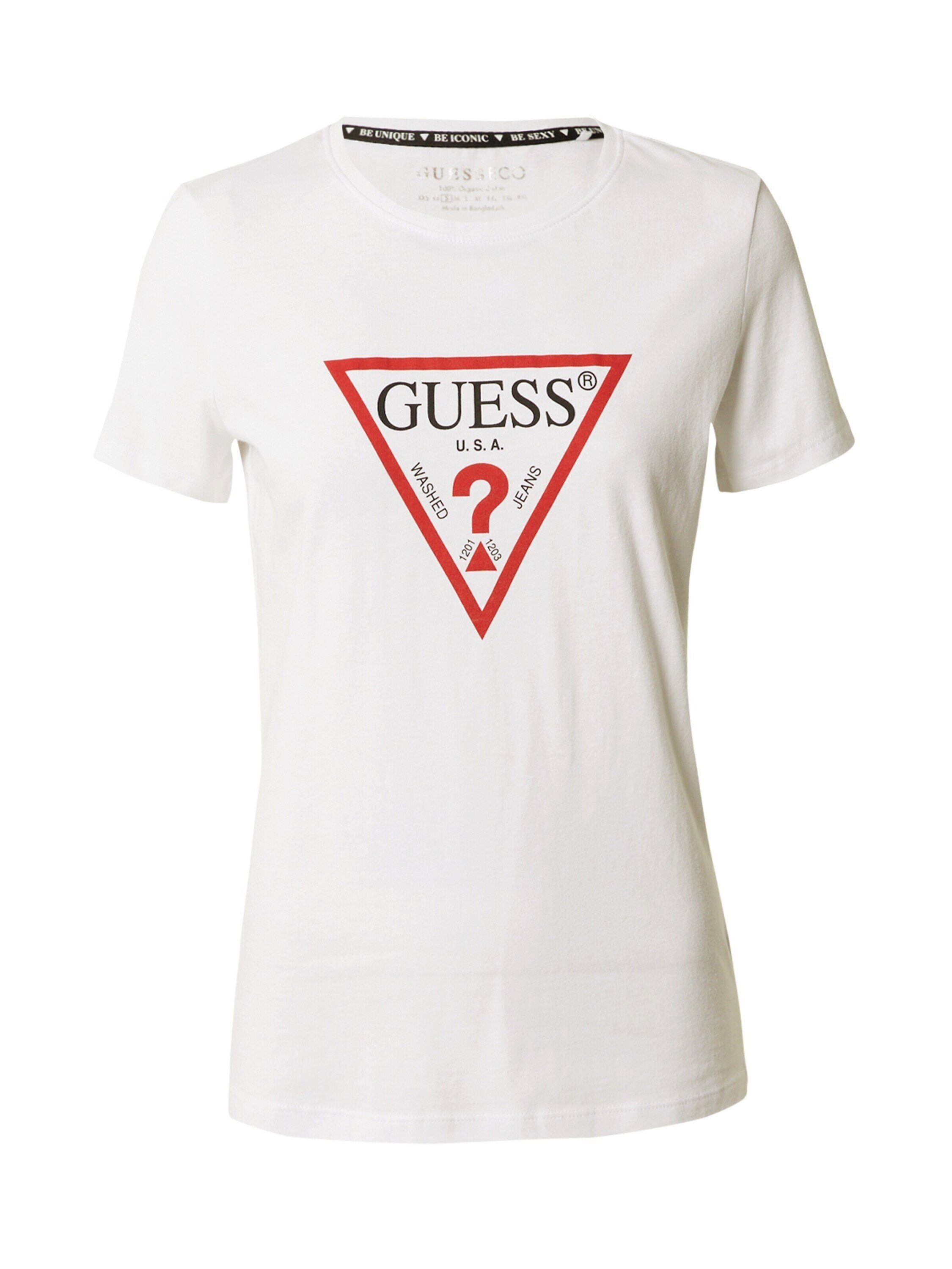 Guess T-Shirt (1-tlg) Plain/ohne Details günstig online kaufen
