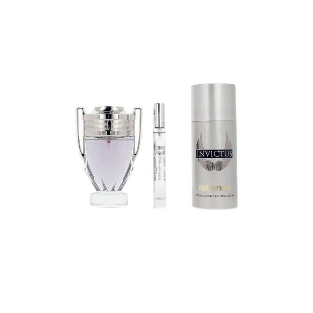 RABANNE Duft-Set Paco Invictus Edt 100 ml Packung mit Geschenk