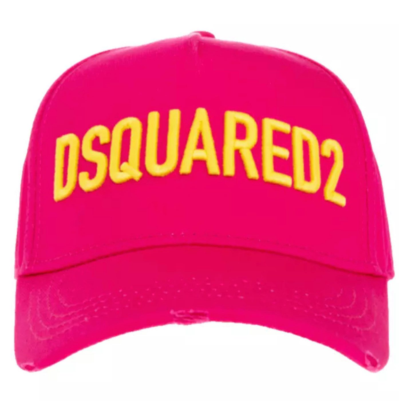 Dsquared2 Baseball Cap Technicolor Baseballkappe Icon Baseballcap Kappe Mütze Cap Hat Bringt eine Extraportion Attitüde in Ihr Outfit.