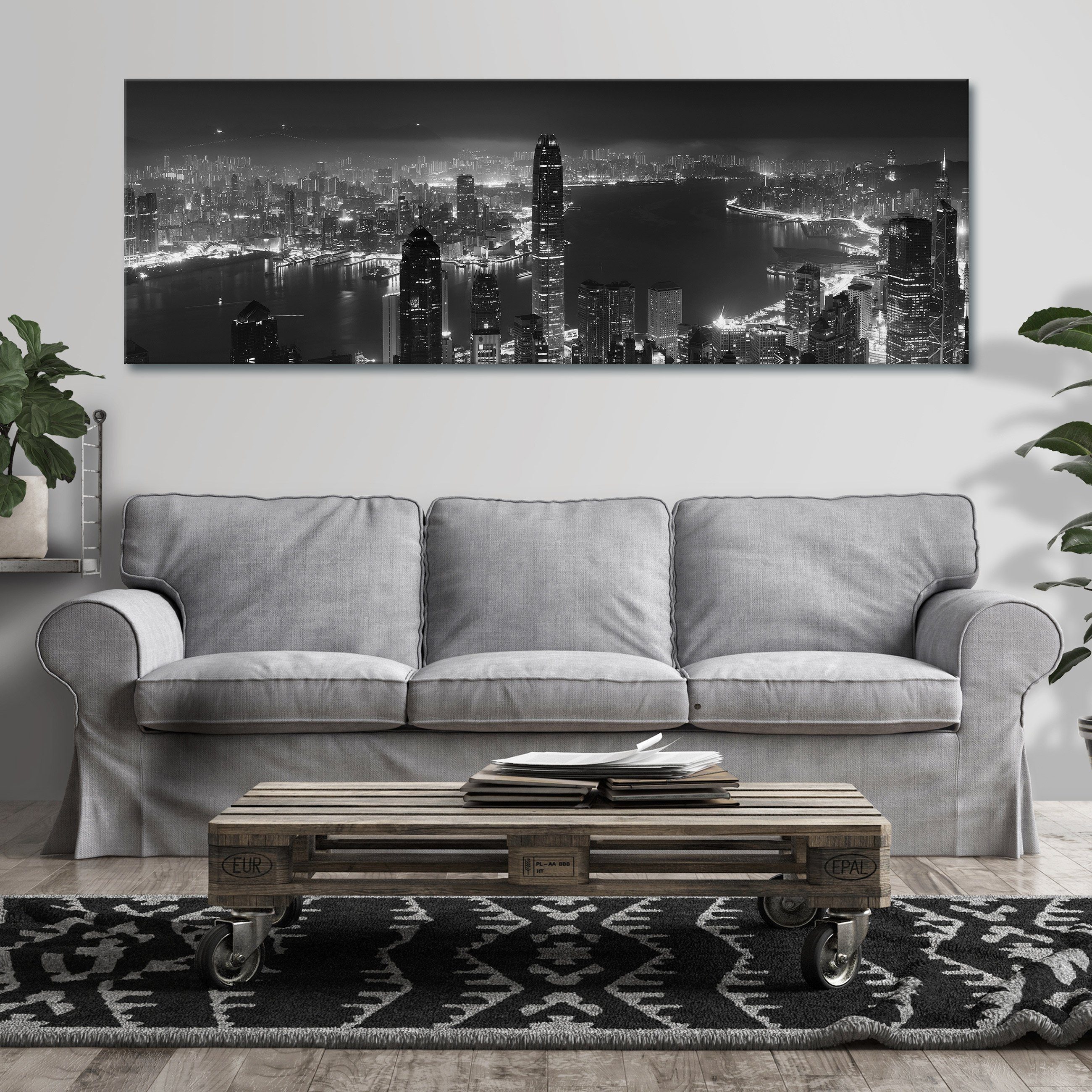 Wallarena Leinwandbild New York bei Nacht günstig online kaufen
