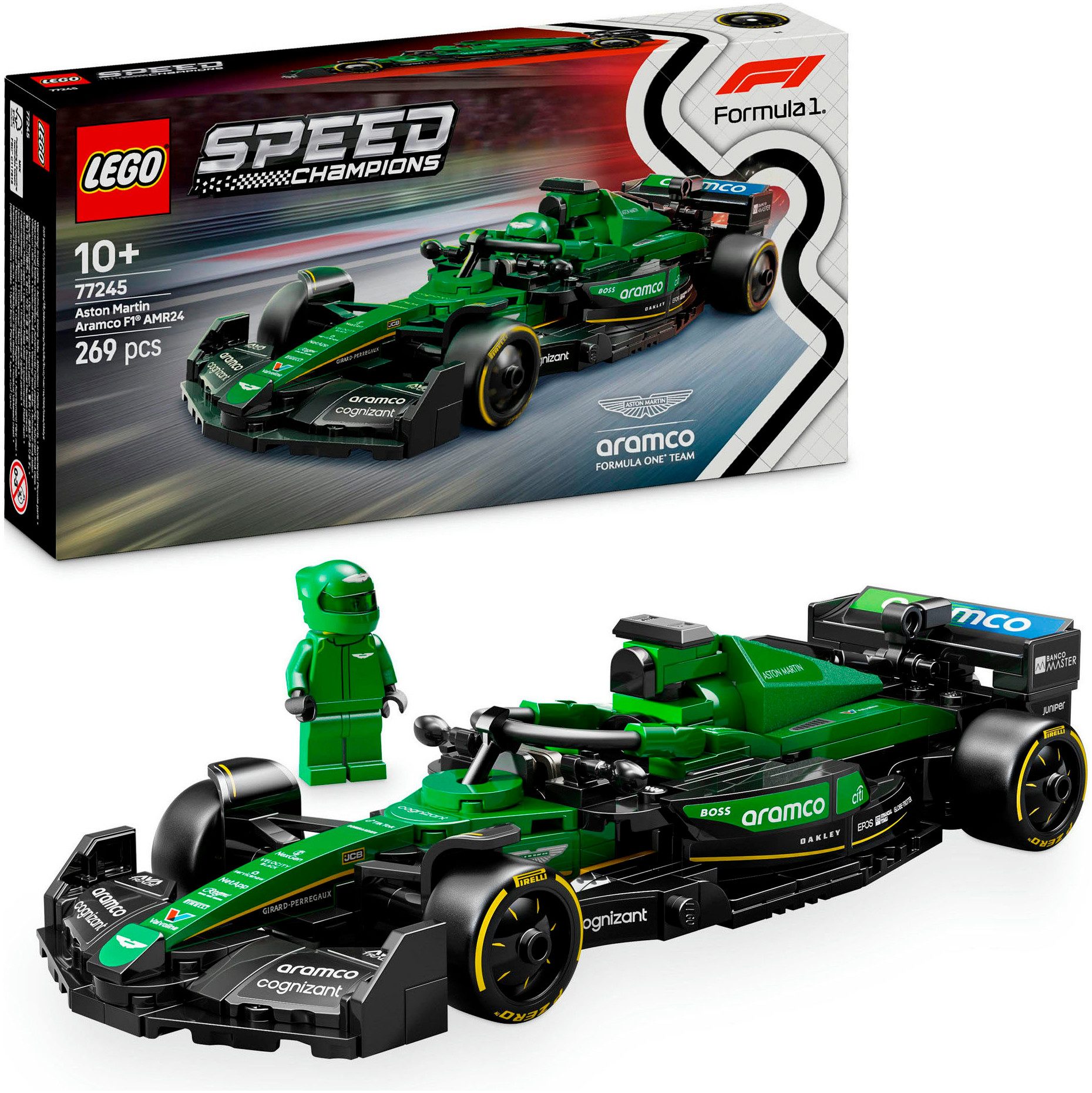LEGO® Aston Martin Aramco F1® AMR24 Rennauto (77245), LEGO® Speed Champions günstig online kaufen