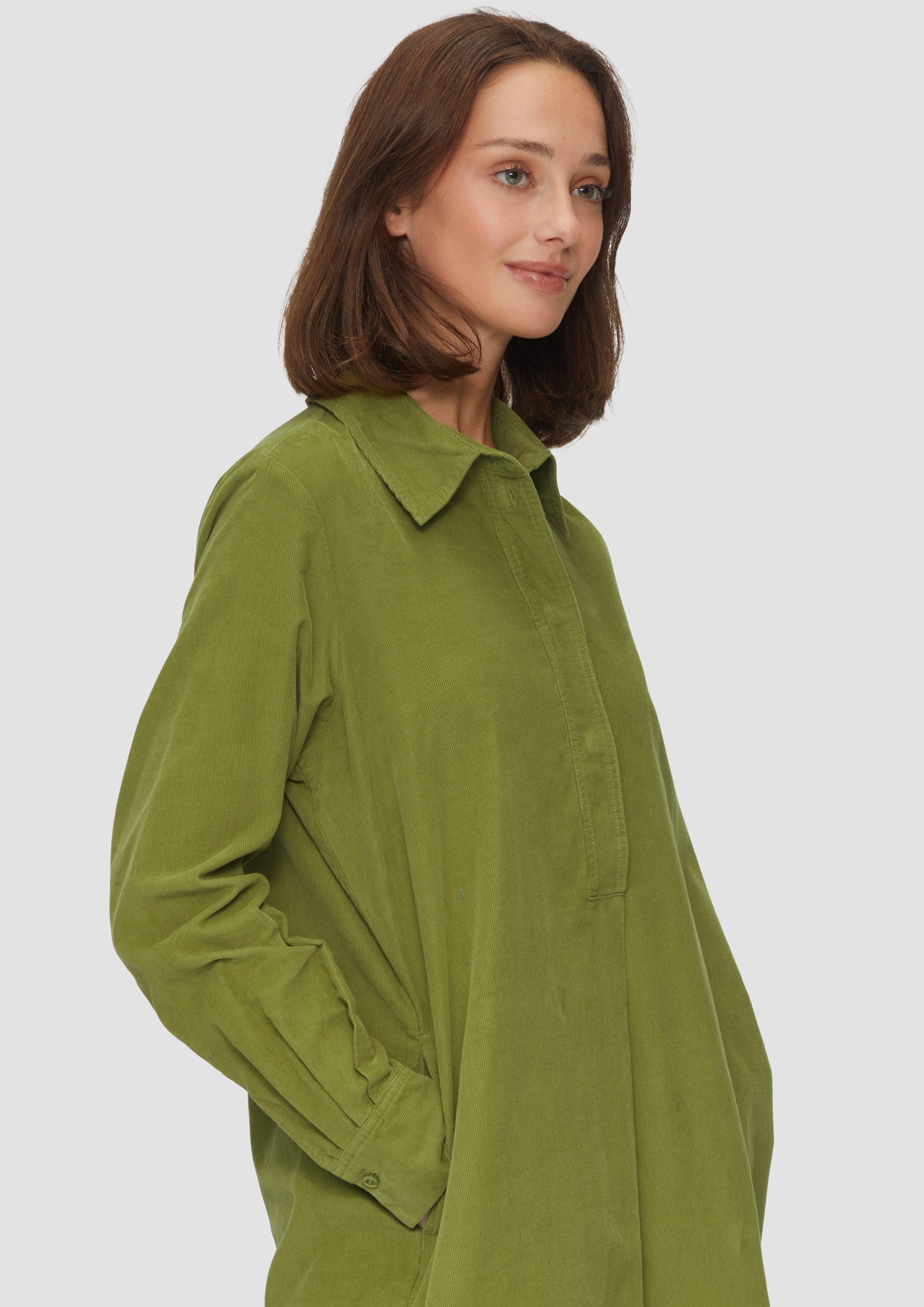 s.Oliver Minikleid Hemdblusenkleid aus Feincord mit günstig online kaufen
