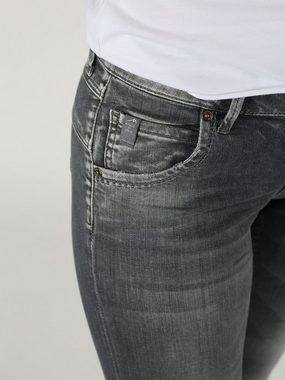 Miracle of Denim Slim-fit-Jeans Ulla Slim Fit Jeans Mit beliebter Knopfleiste