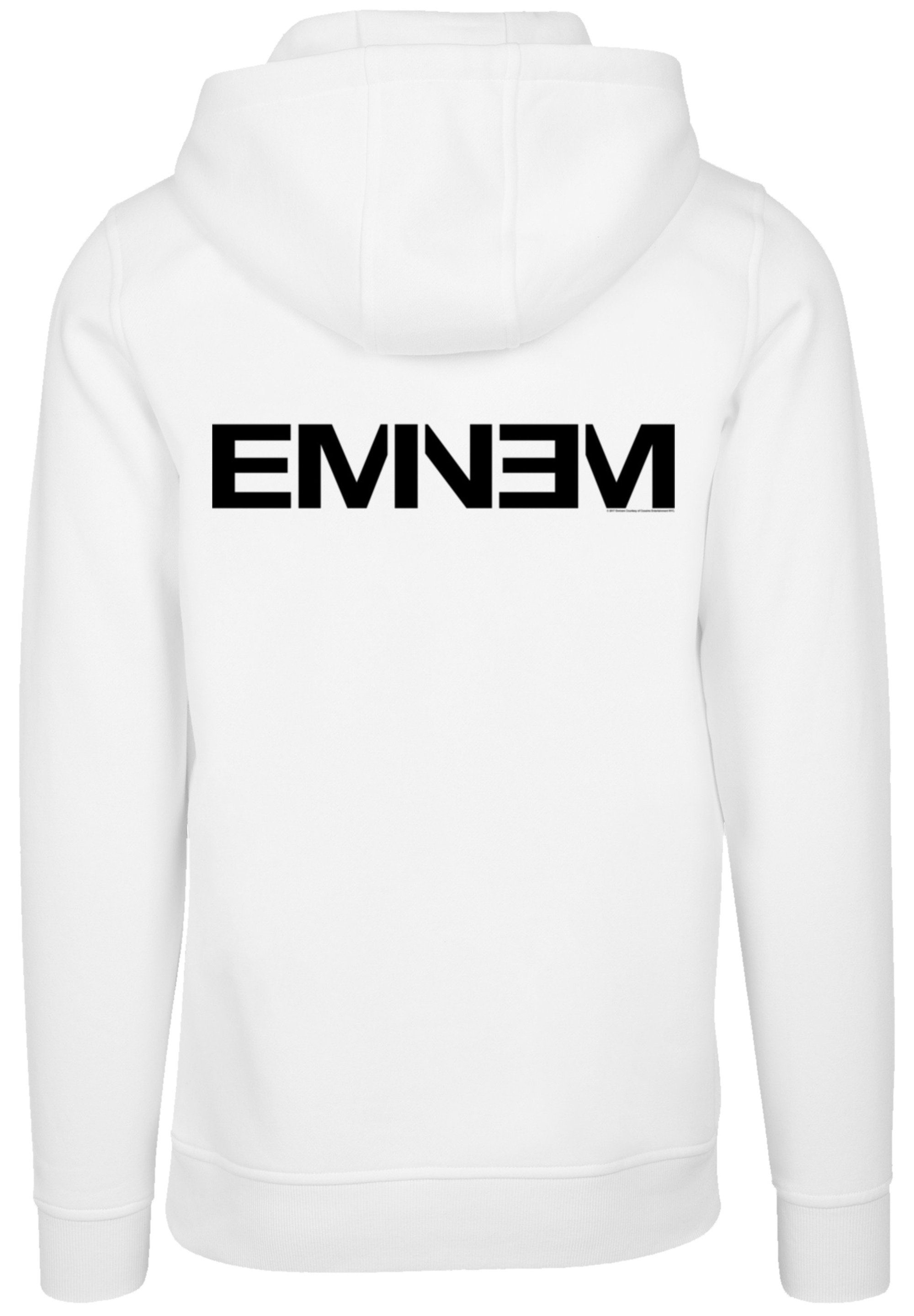 Logo Premium F4NT4STIC Qualität, Eminem Band, Rap Hoodie Music weiß
