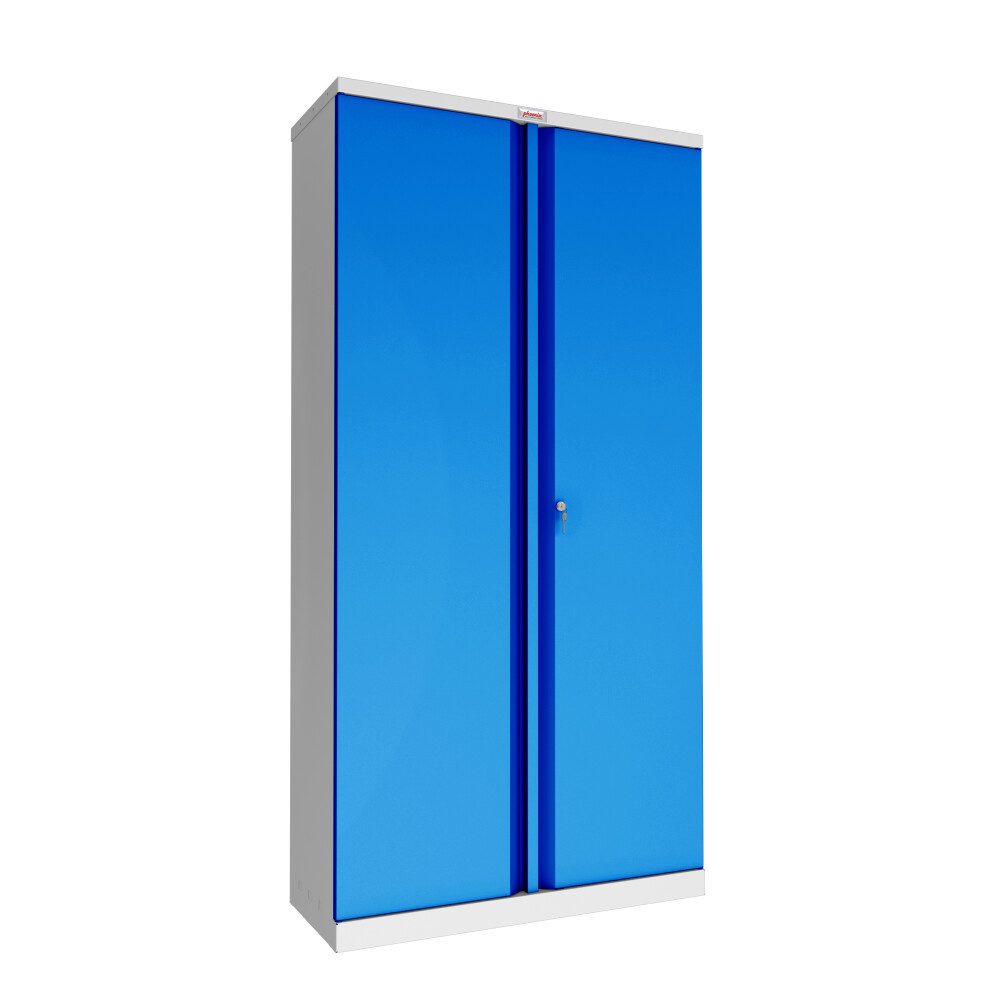 Phoenix Verschluss-Überfalle Phoenix SCL1891GBK - Stahlschrank - Schlüsselschloss - Grau / Blau, (1-tlg)