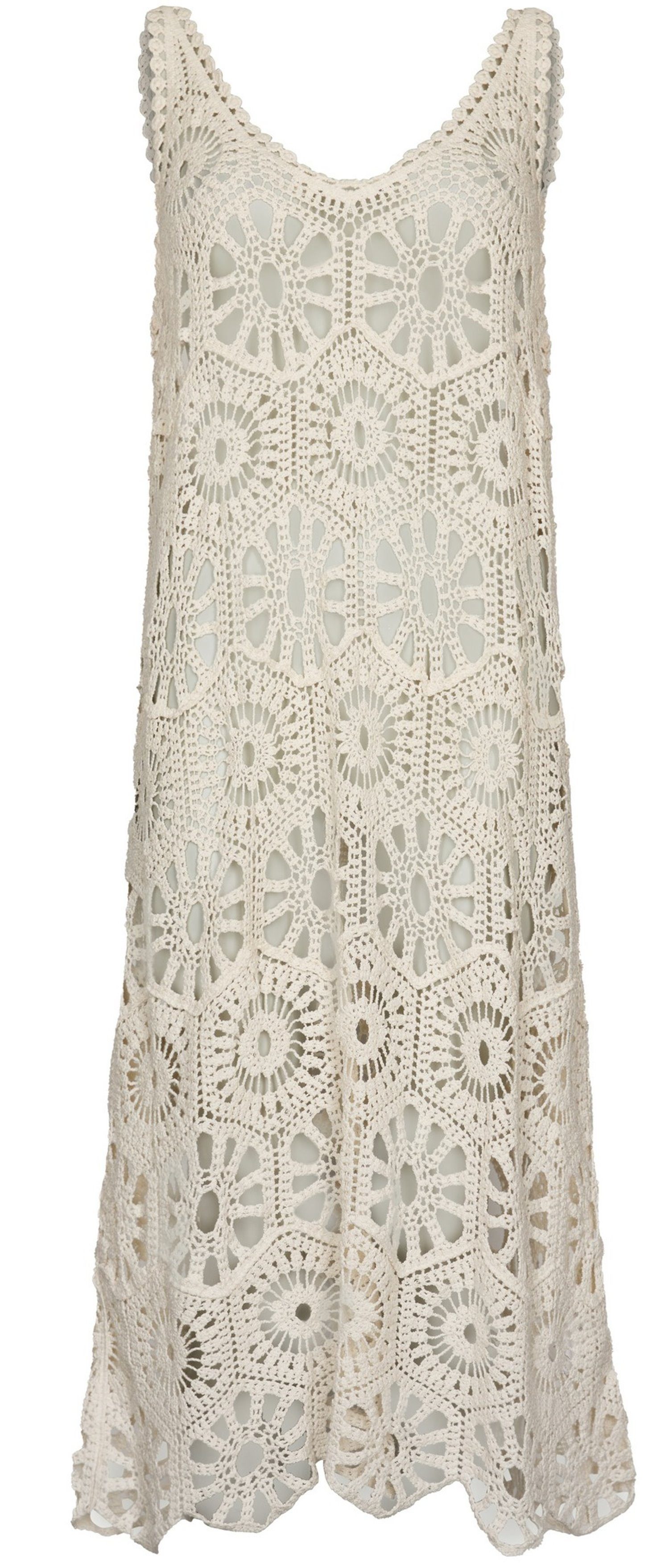 Strandkleid Damen Häkel Strandkleid