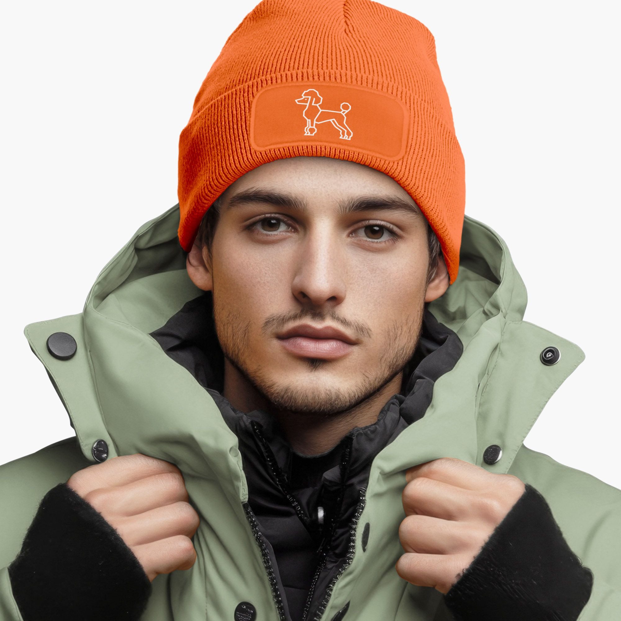 MoonWorks Strickmütze Herren Beanie Wintermütze Hund günstig online kaufen