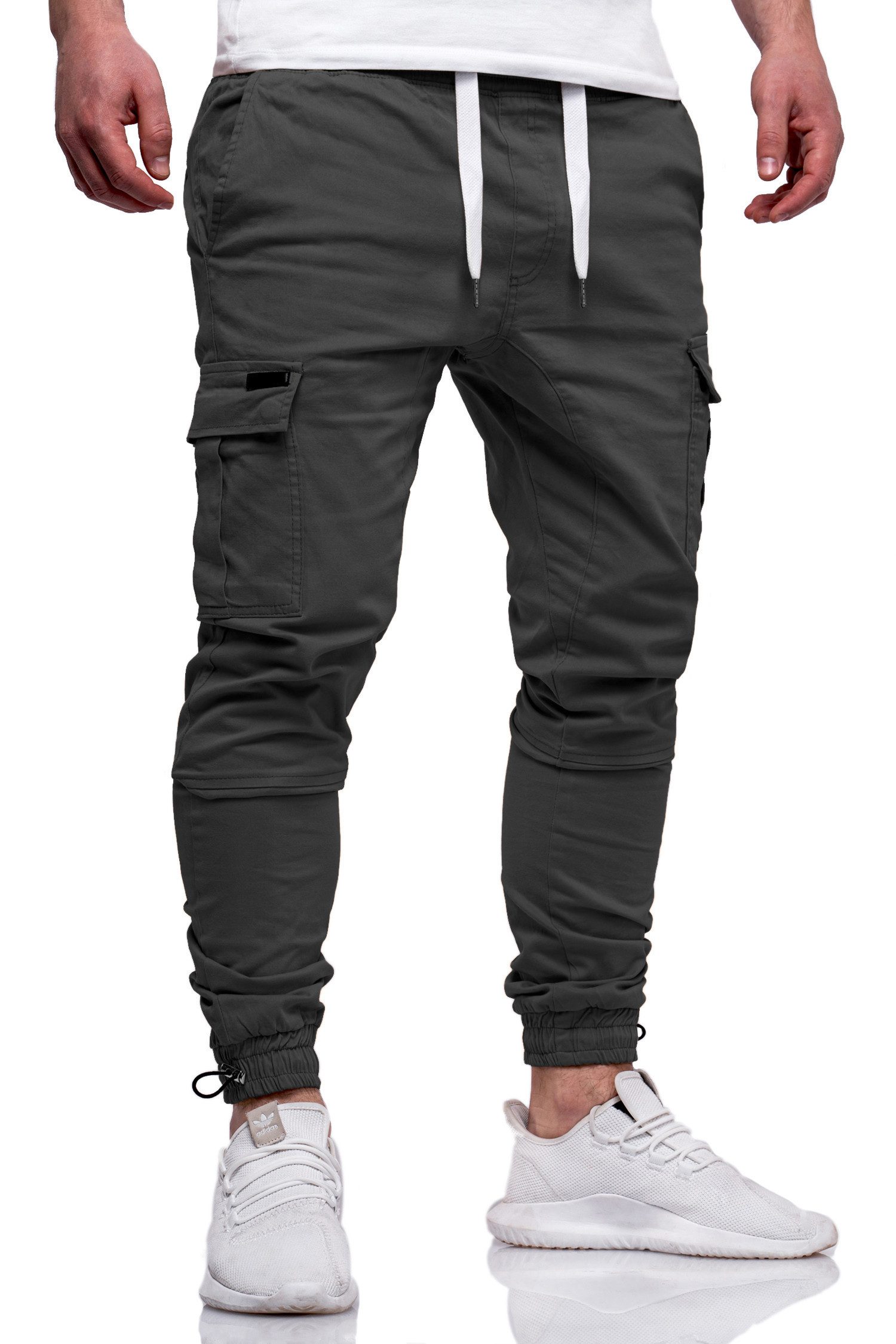 DAILY COTTON Cargohose mit elastischem Bund Slim-Fit Herren Jogger-Hose Jea günstig online kaufen