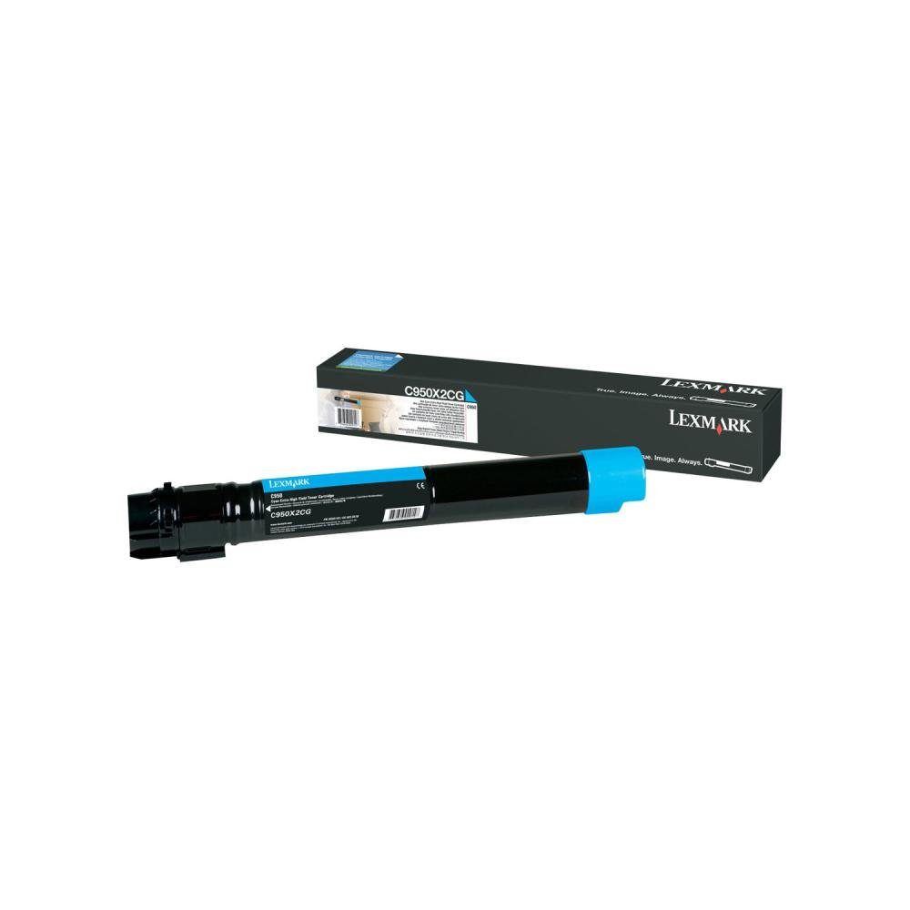 Lexmark Tonerpatrone C950X2CG Toner cyan
