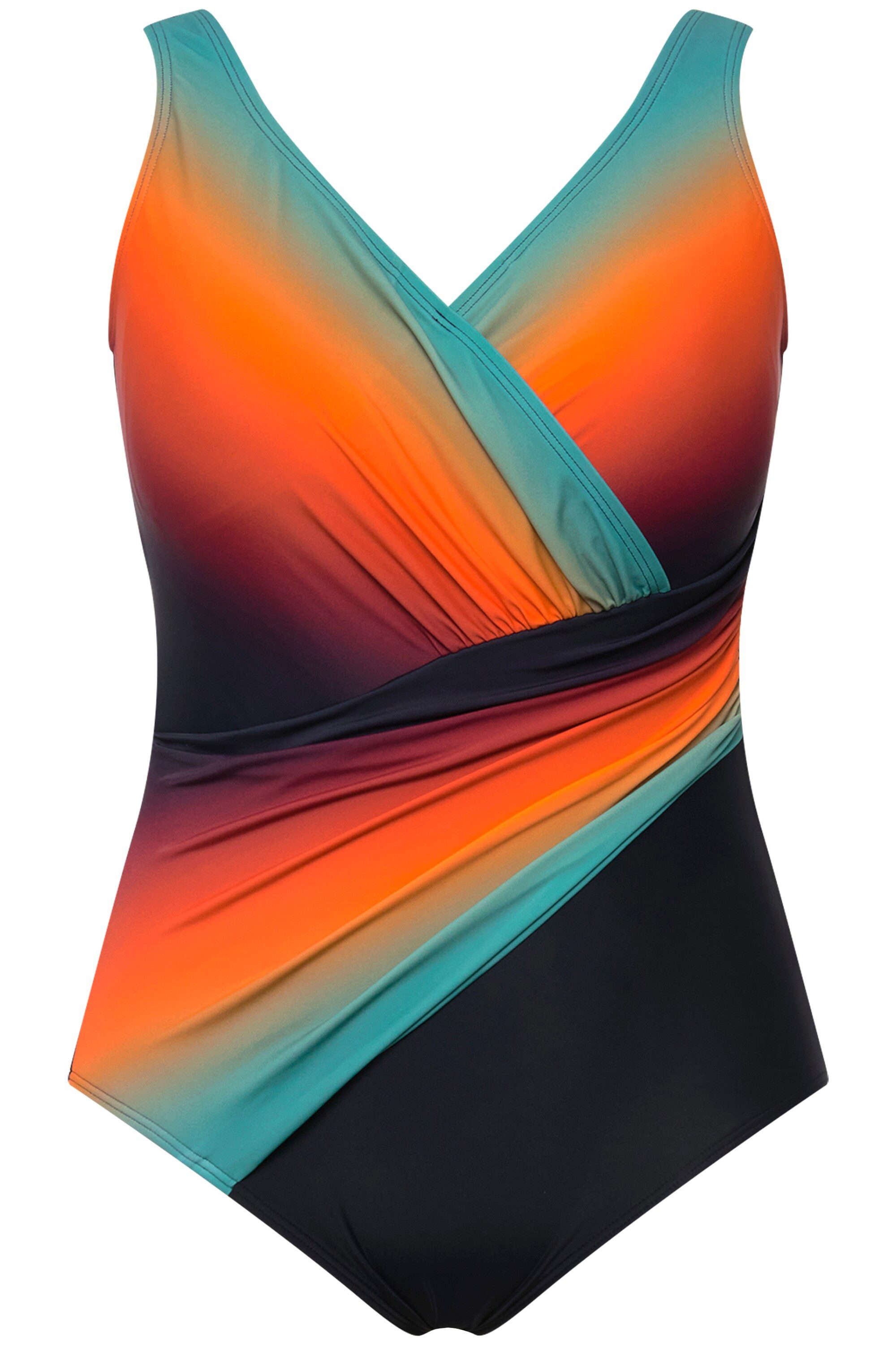 Ulla Popken Badeanzug Badeanzug Farbverlauf Softcups günstig online kaufen