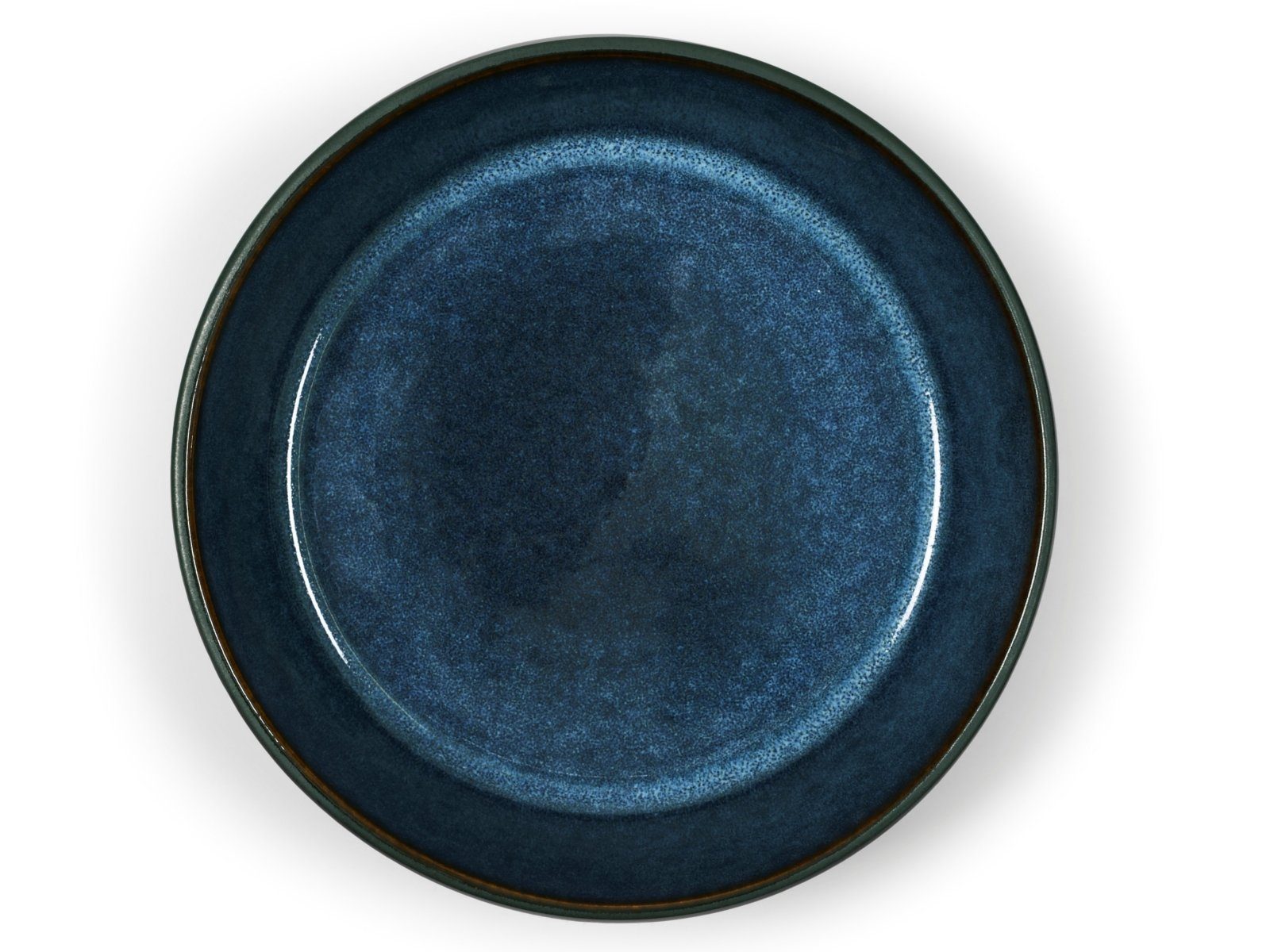 Bitz Schale Bowl matt black / shiny dark blue 18 cm, Steinzeug, (Schüsseln & Schalen), Suppenschale 18 cm Steinzeug Schwarz/Dunkelblau