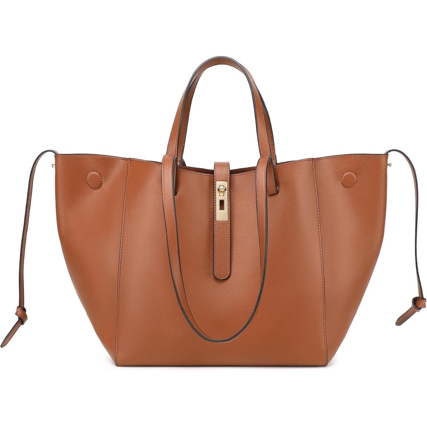 LuxusKollektion Shopper Shopper Damen Leder Henkeltasche Schultertasche Arb günstig online kaufen