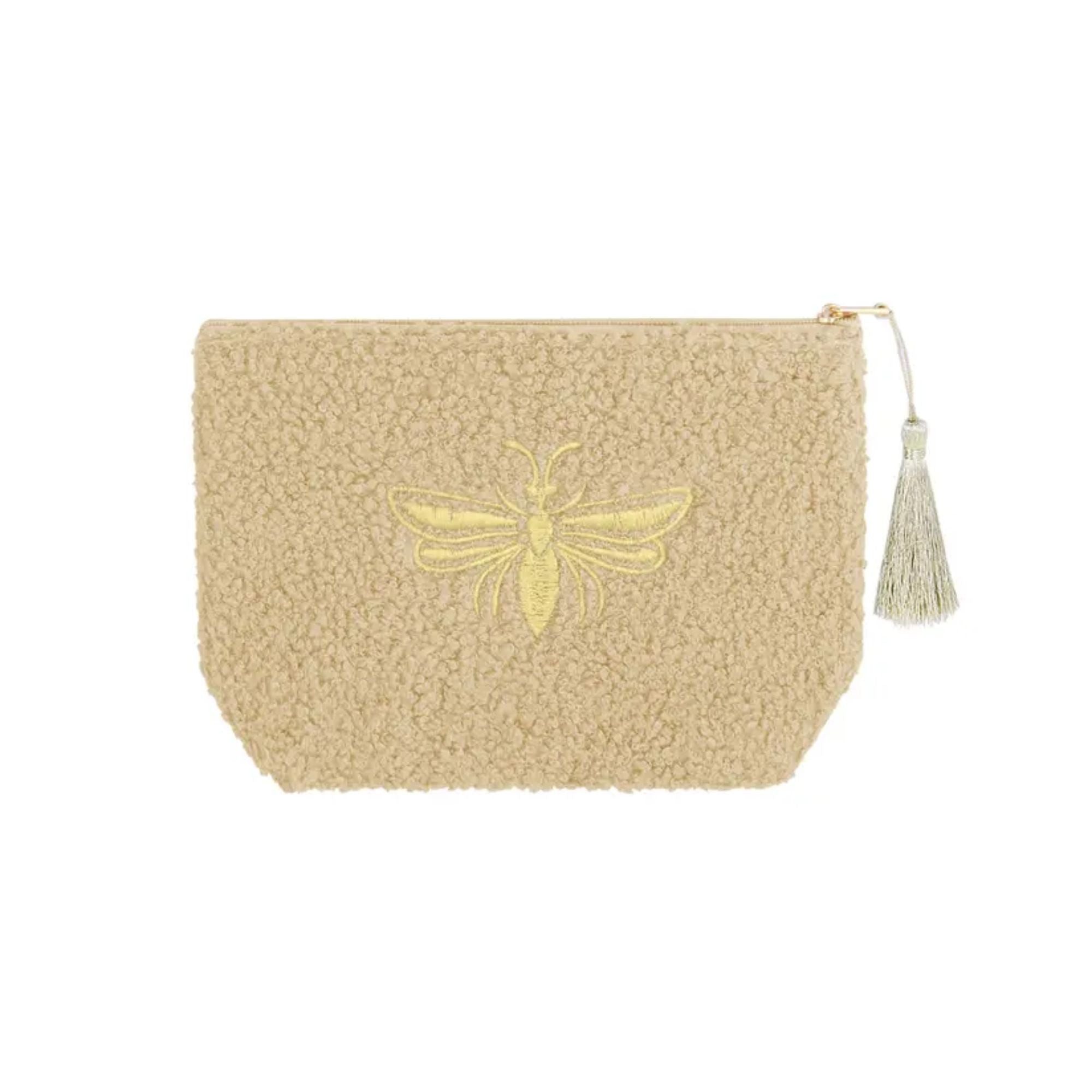 Kosmetiktasche Kosmetiktasche Teddy Biene beige
