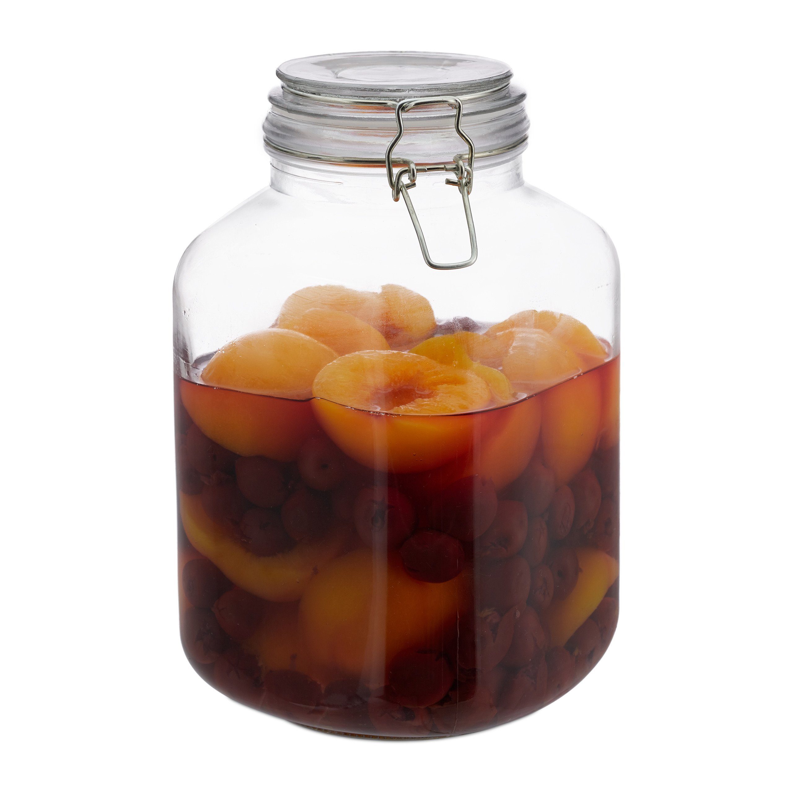 relaxdays Einmachglas 3 Liter Einmachglas, Glas, (1-tlg)