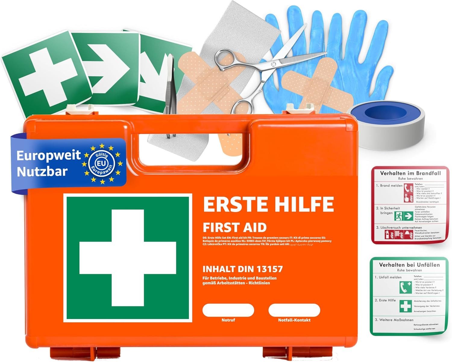 Erste-Hilfe-Koffer Erste Hilfe Kasten - DIN 13157 Koffer für Unternehmen & Betriebe
