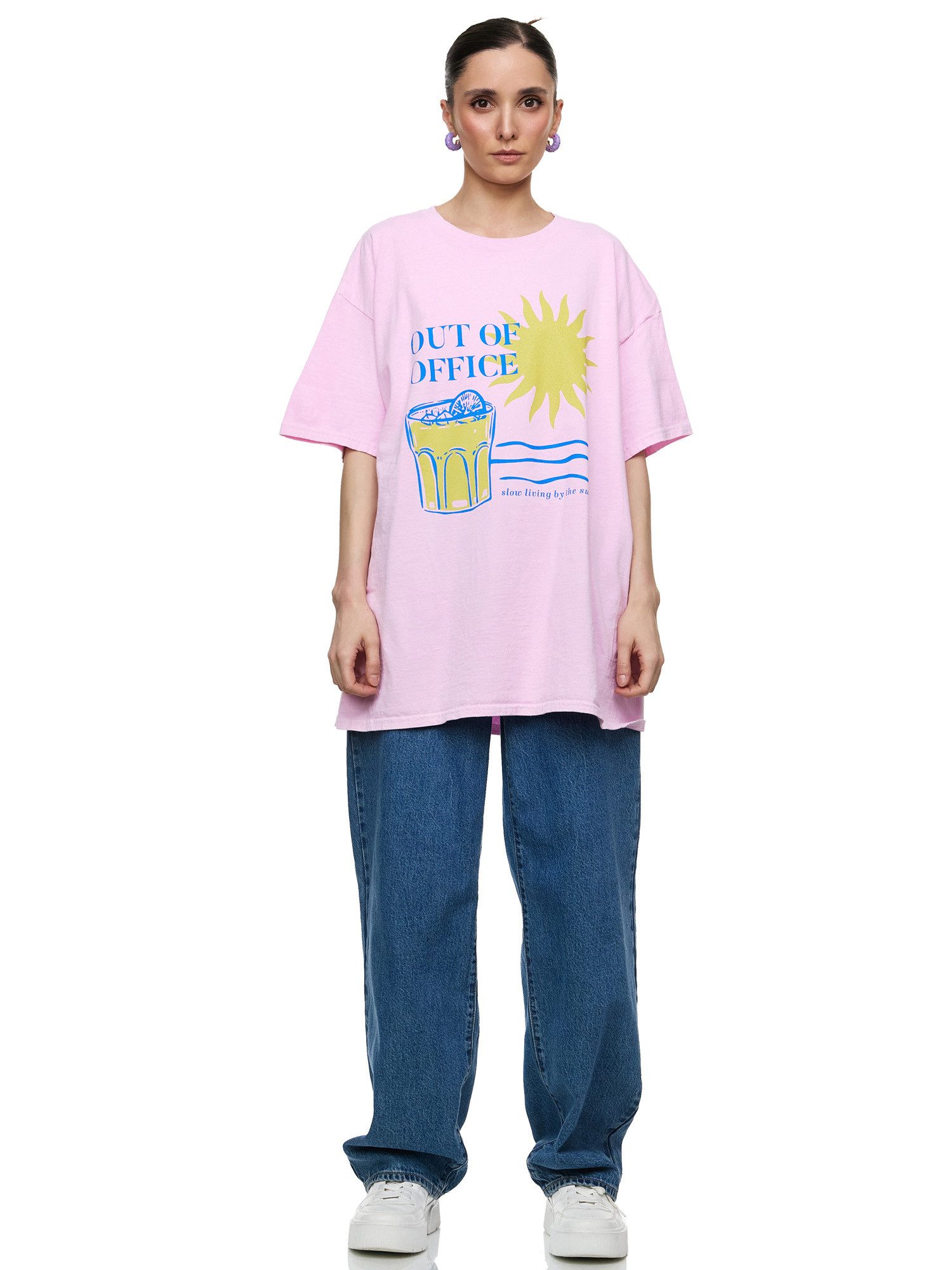 Worldclassca T-Shirt Worldclassca Oversized Print OUT günstig online kaufen