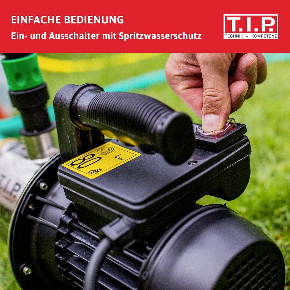 T.I.P. Gartenpumpe T.I.P. - Technische Industrie Produkte Clean-Jet 1000 Plus Gartenpumpe