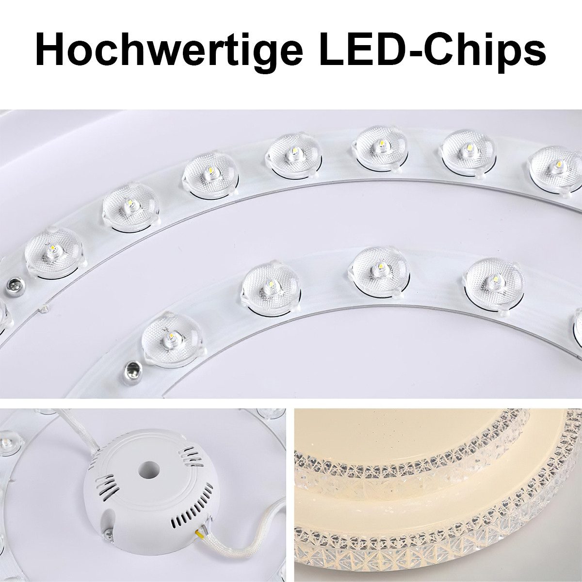 DOPWii Deckenleuchte Deckenleuchten, 40cm 24w Dimmbar günstig online kaufen