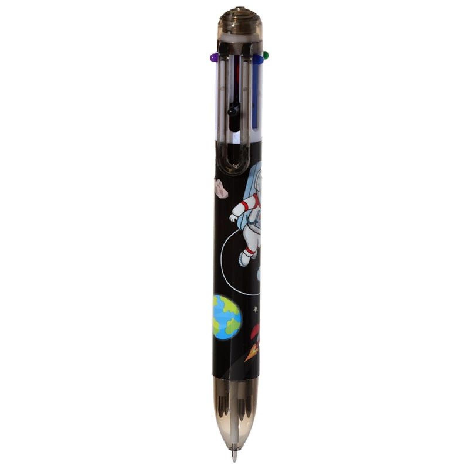 Puckator Kugelschreiber Stück) Weltraum Stift Space Mehrfarbiger (6 (pro Farben) Hello