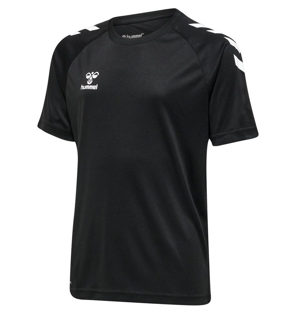 hummel T-Shirt hmlCORE XK Core Poly (Interlock-Stoff) Kurzarm schwarz Kinder