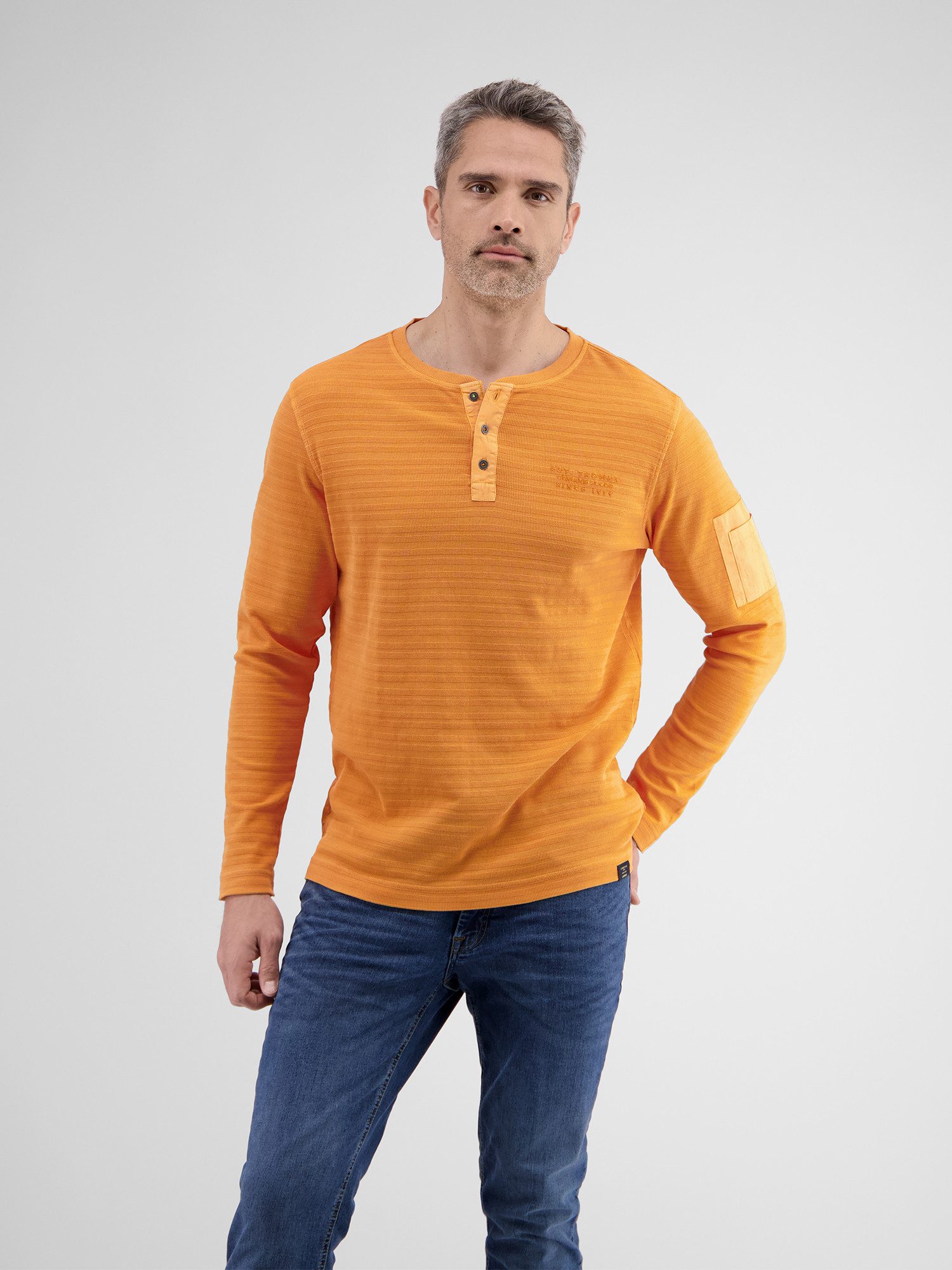 LERROS Sweatshirt Serafinoshirt in Streifenoptik