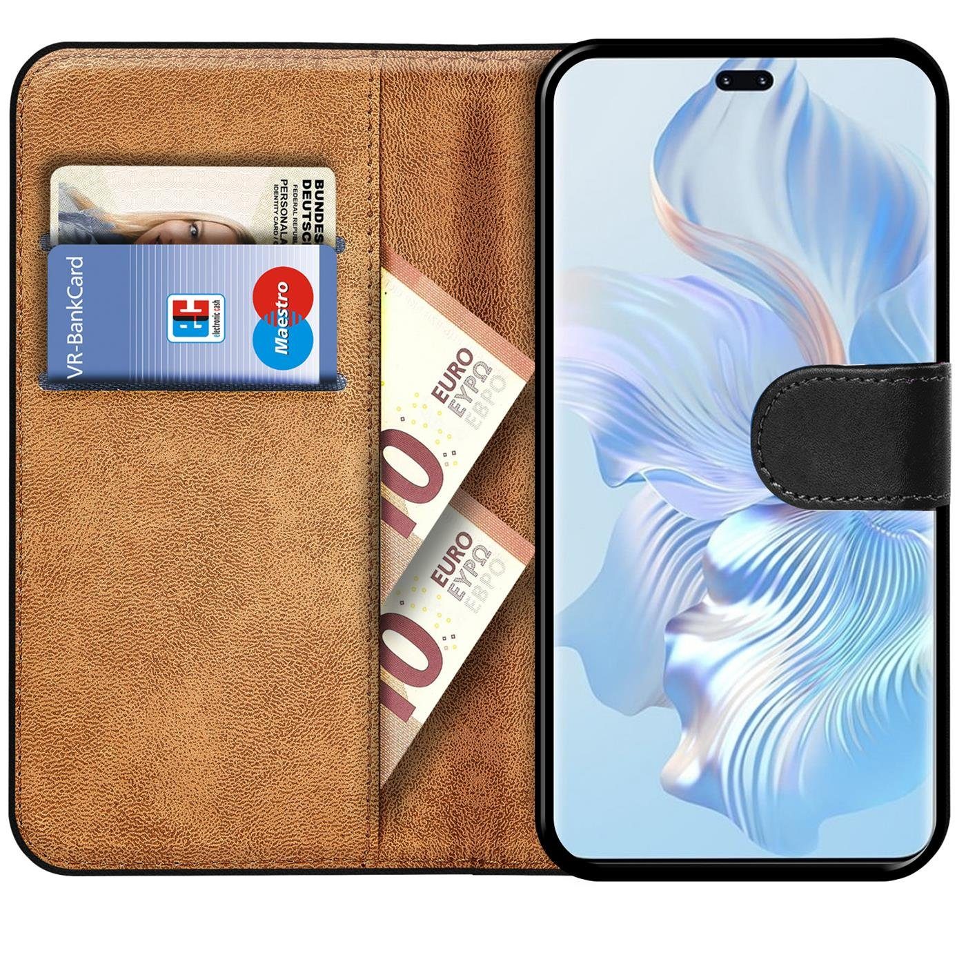 CoolGadget Handyhülle Book Case Handy Tasche für Honor 80 Pro 6,78 Zoll, Hülle Klapphülle Flip Cover für Honor 80 Pro Schutzhülle stoßfest