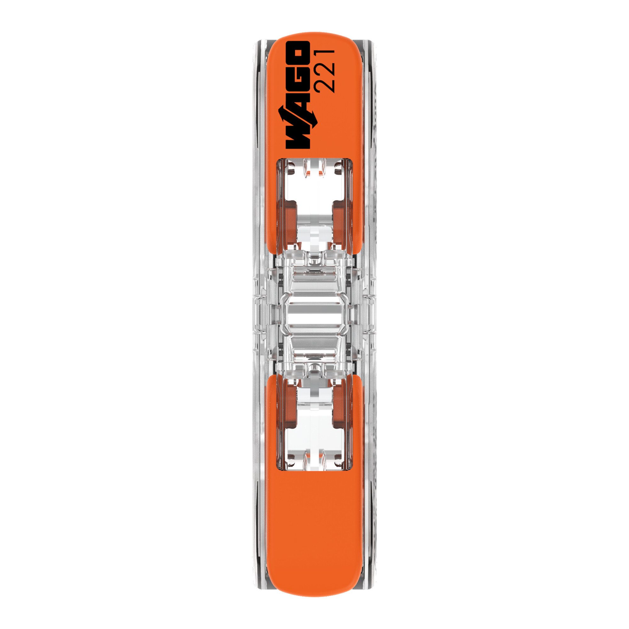 WAGO Koax-Kabelverbinder Wago Durchgangsverbinder mit Hebel 221-2411 60 Stk