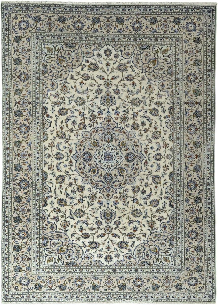 Orientteppich Keshan 244x344 Handgeknüpfter Orientteppich / Perserteppich, Nain Trading, rechteckig, Höhe: 12 mm