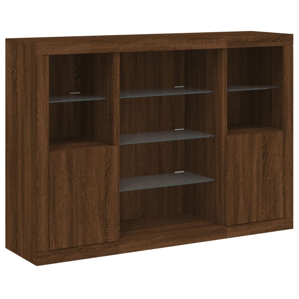 vidaXL Sideboard Sideboards mit LED-Leuchten 3 günstig online kaufen