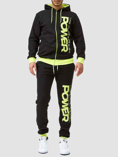 John Kayna Jogginganzug Herren Jogginganzug Sportanzug Männer Trainingsanzug Sportbekleidung (Sportanzug Jogger Trainingsanzug), Fitness Freizeit Casual