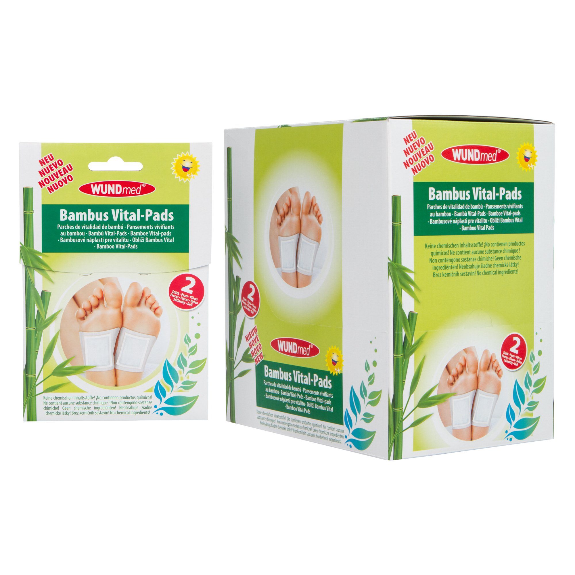 Wundmed ErsteHilfeSet VitalPads, WUNDmed Bambus VitalPads im