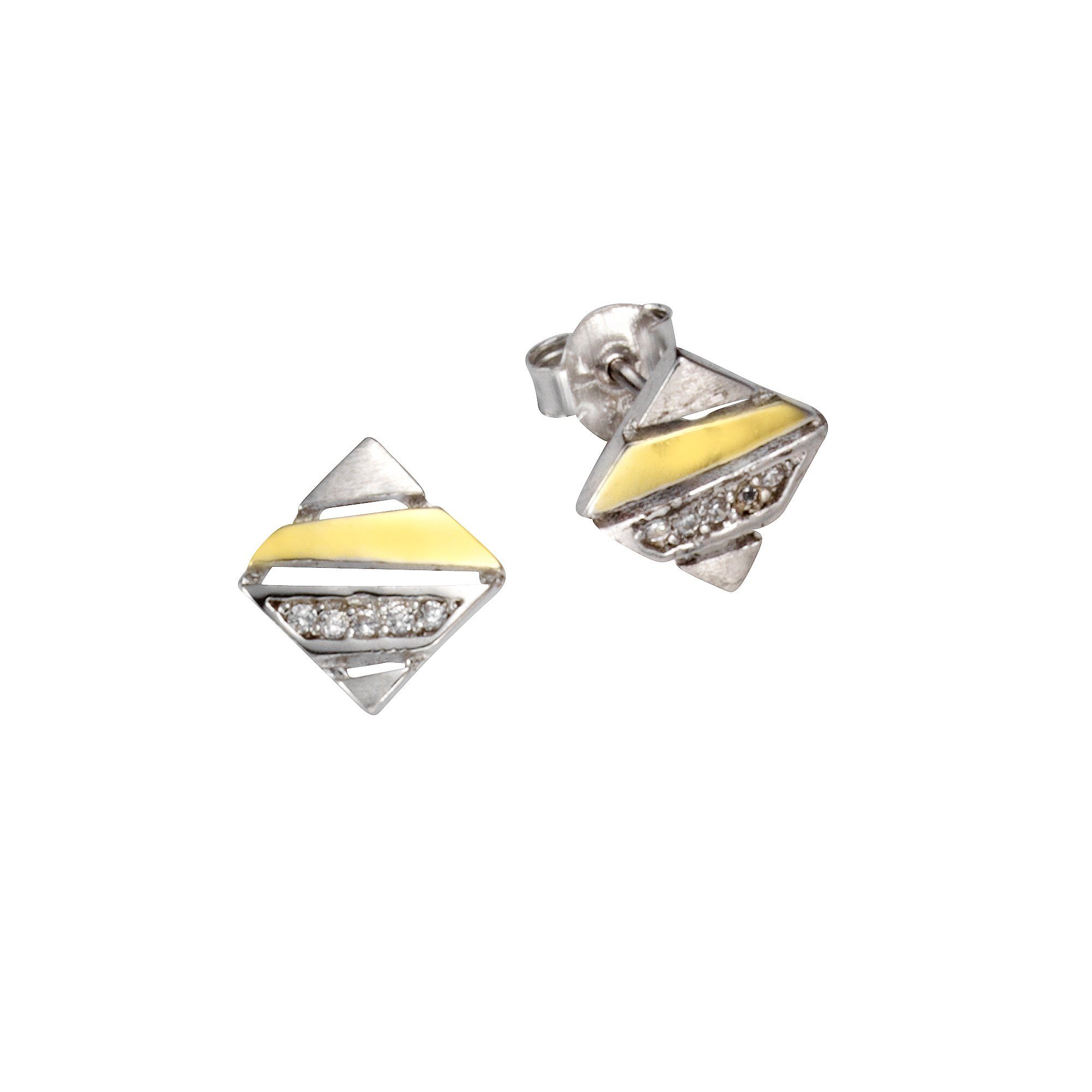Vivance Paar Ohrstecker 925 Silber zweifarbig günstig online kaufen