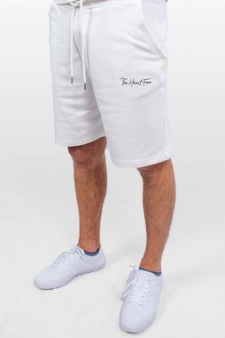 TheHeartFam Shorts Nachhaltige kurze Jogginghose Creme Weiß Classic Herren Frauen Hergestellt in Portugal / Familienunternehmen
