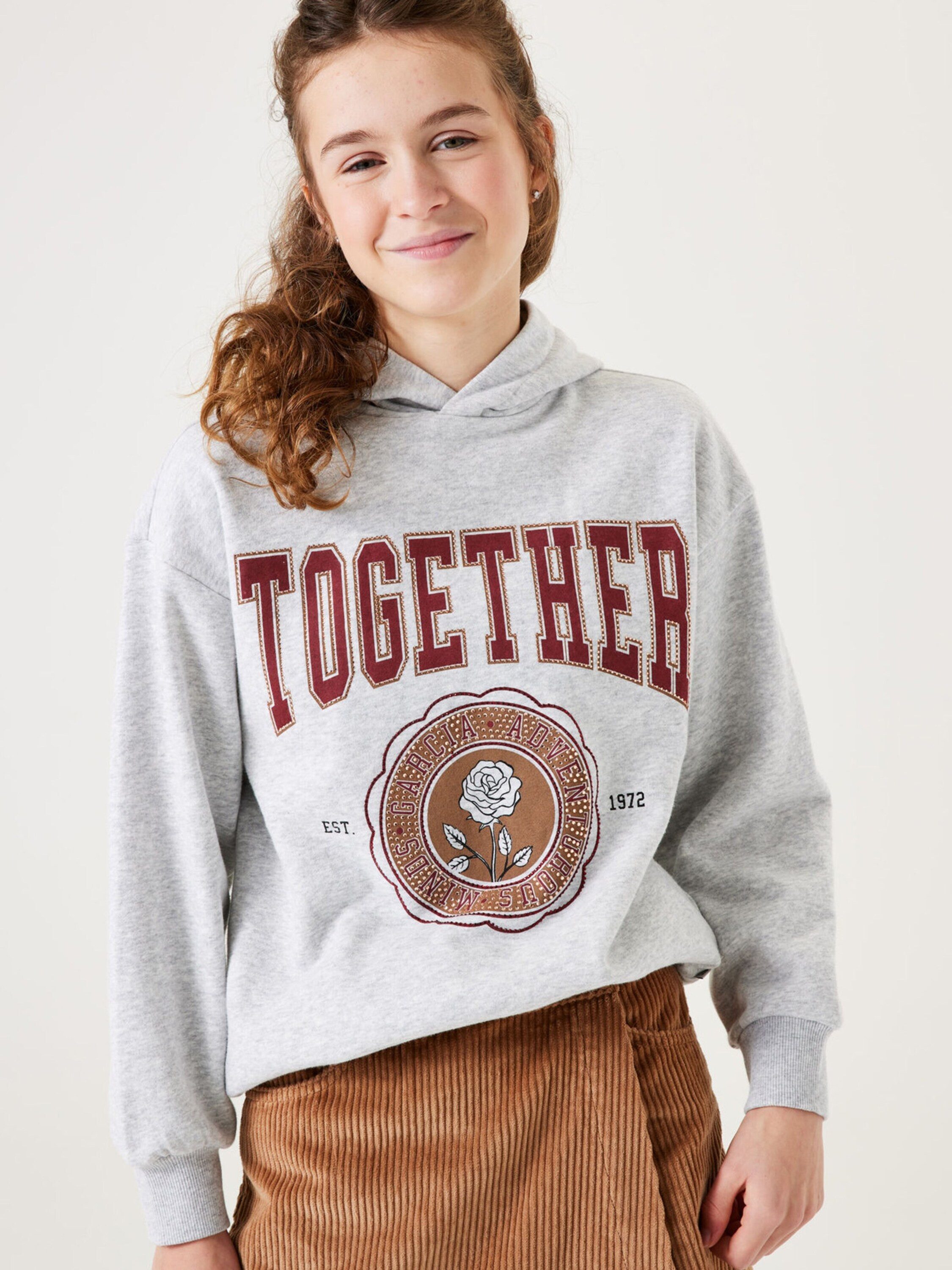 Garcia Sweatshirt (1-tlg) Ziersteine