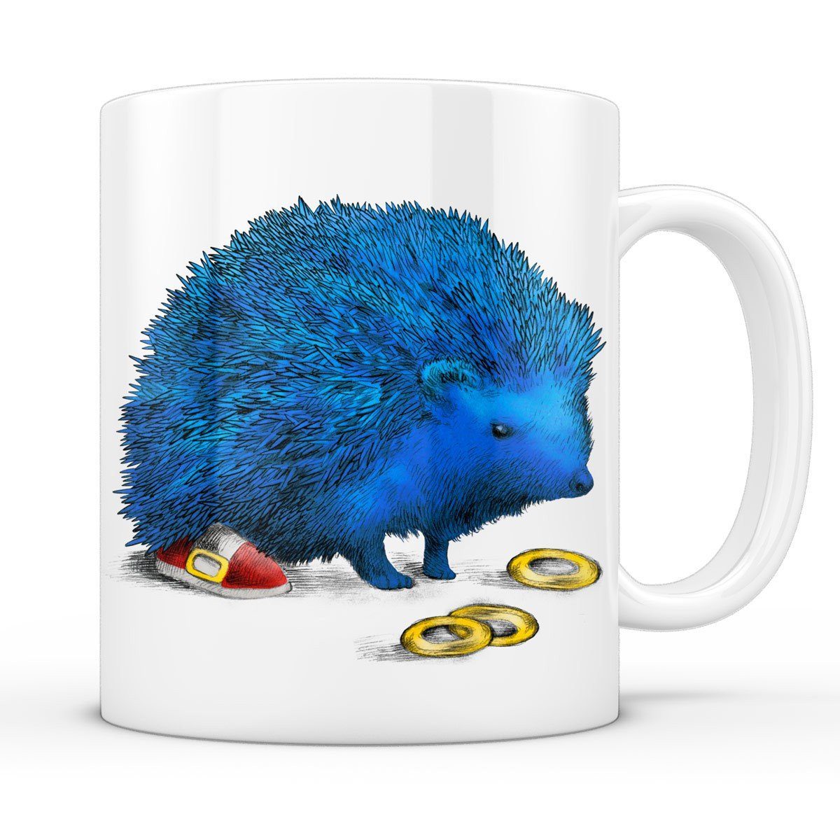 style3 Tasse, Keramik, Sonic Igel Kaffeebecher Tasse jump'n'run blau hedgehog | Tassen
