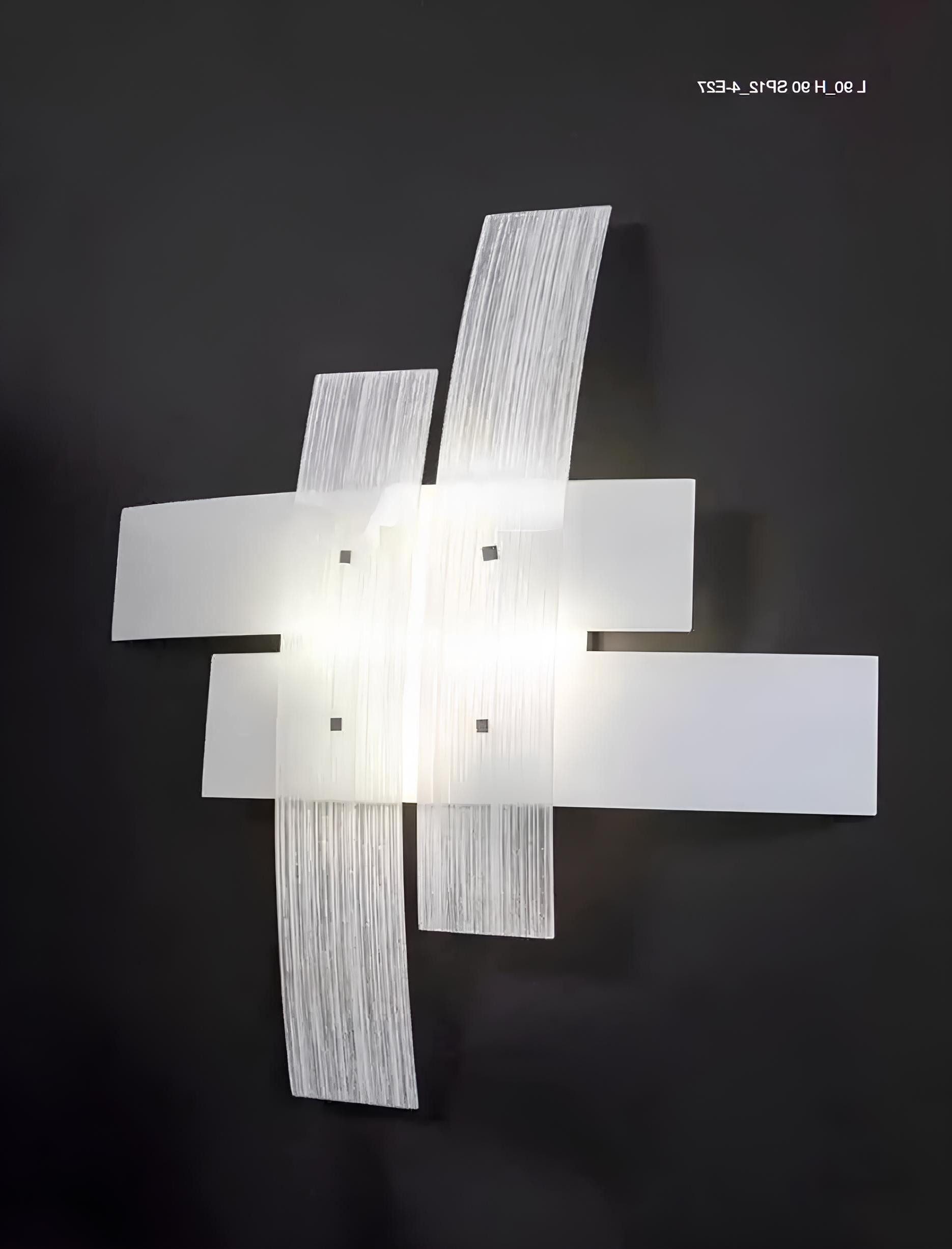 Xlmoebel Wandleuchte Designer Wandleuchte in elegantem Weißlicht mit modernem Design, Hergestellt in Europa