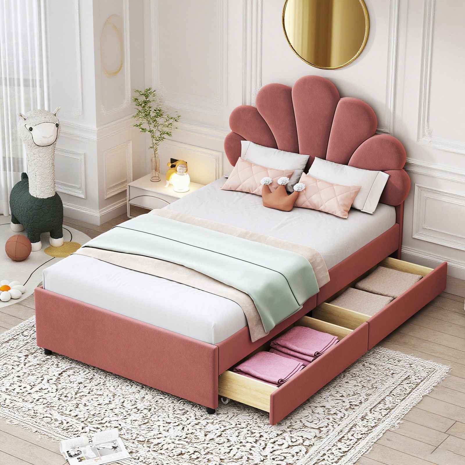 MODFU Polsterbett Funktionsbett (mit Lattenrost & günstig online kaufen