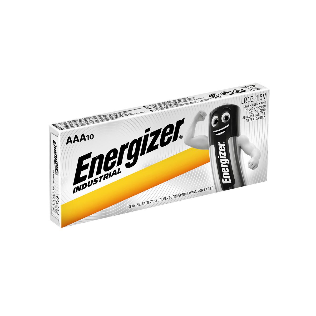 Energizer Batterie Micro (AAA) Industrial 1,5 Volt 10 Stück. Batterie
