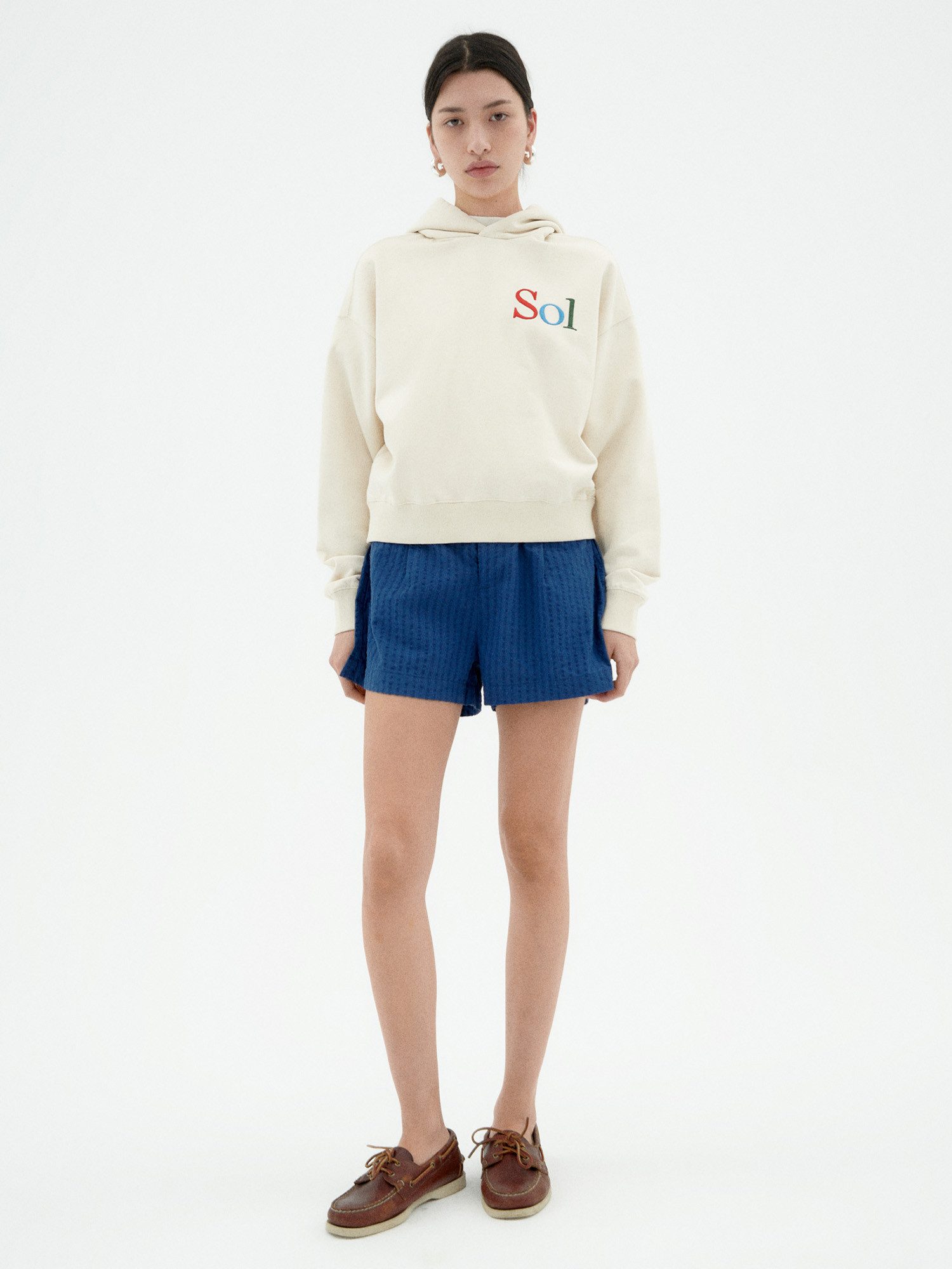 Thinking Mu Bundfaltenhose Narciso Shorts