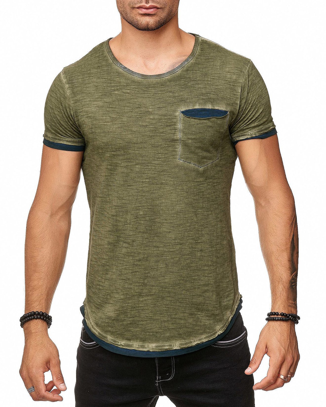 Früchtl T-Shirt mit Rundhals-Ausschnitt – Bild 2 von 3