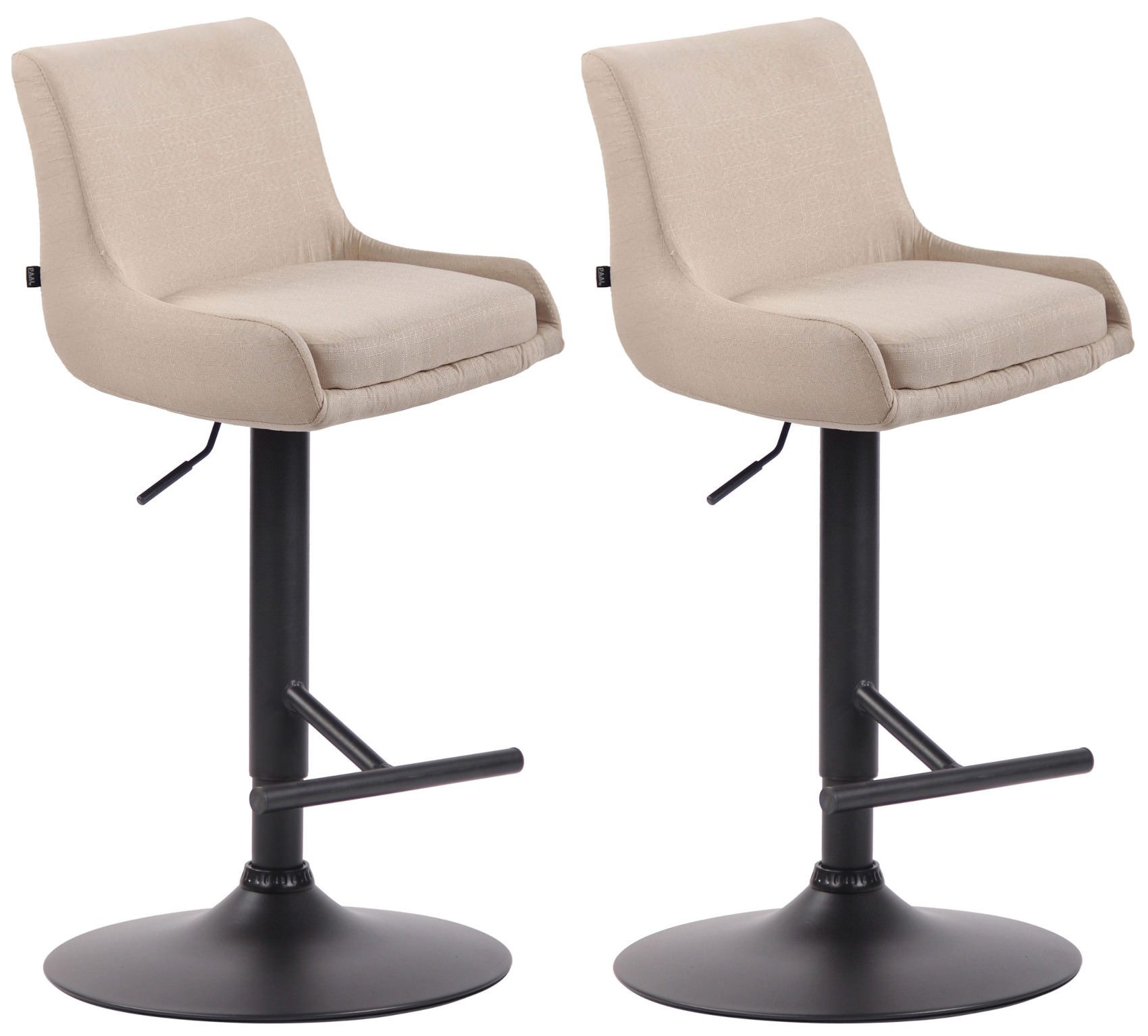 CLP Barhocker Club Stoff (2er Set, günstig online kaufen
