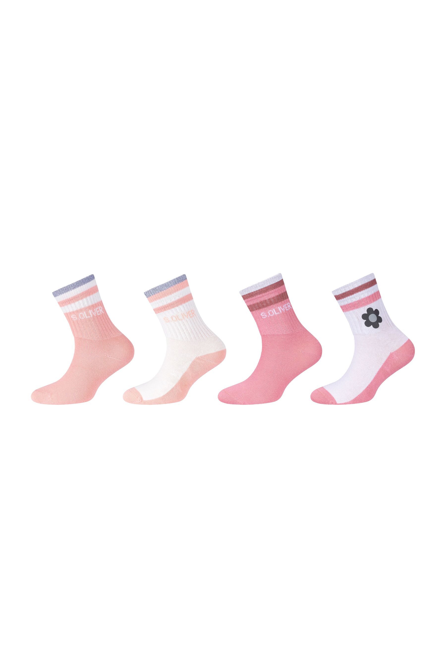 s.Oliver Socken 4er Pack 4er Pack Baumwollmix mit recycelter Baumwolle