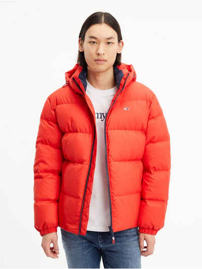 Tommy Jeans Daunenjacke TJM ESSENTIAL DOWN JACKET mit Tunnelzug und Stoppern an der Kapuze