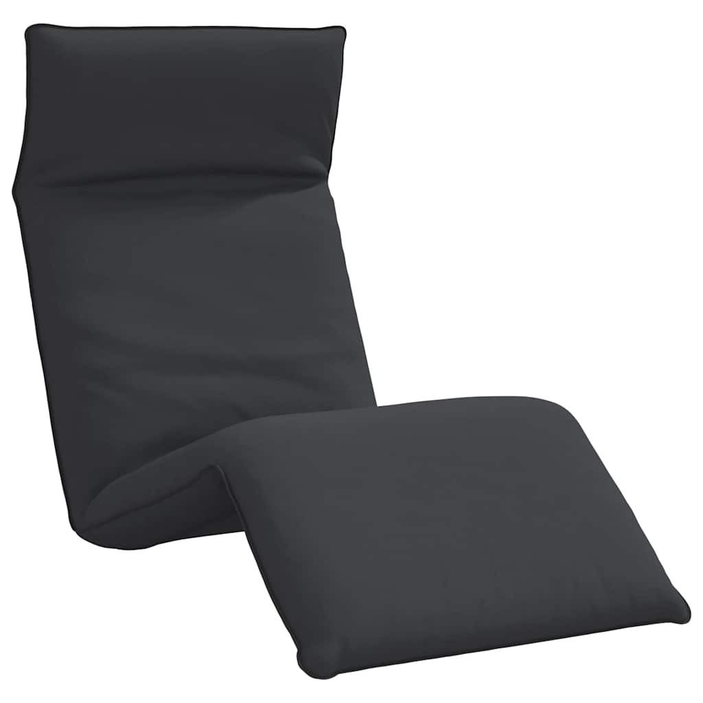 vidaXL Gartenliege Sonnenliege Klappbar Schwarz 175x54x8,5 günstig online kaufen