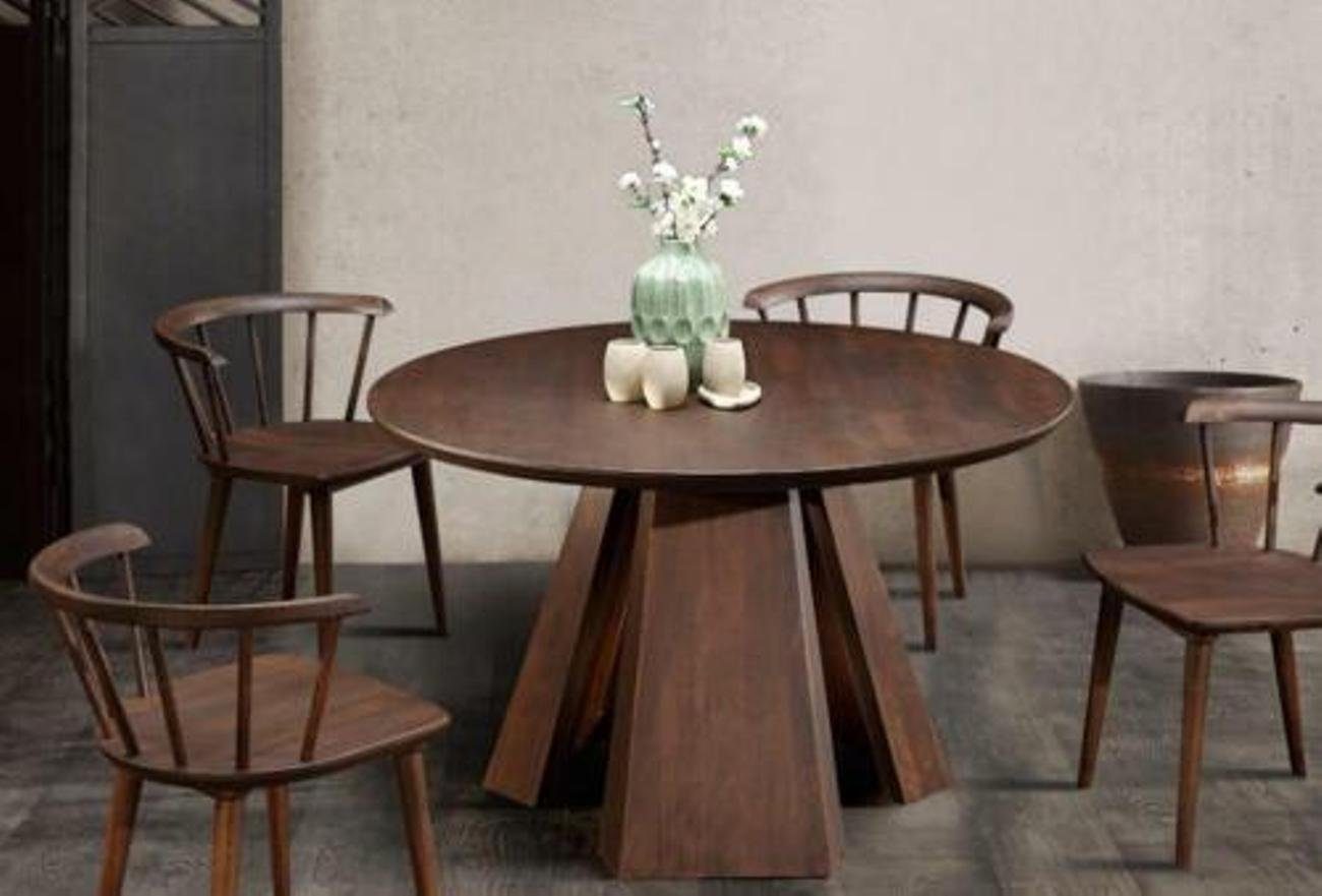 Designer Rund Original Runde Ess JVmoebel Zimmer Esstisch, Tisch Tische Holz
