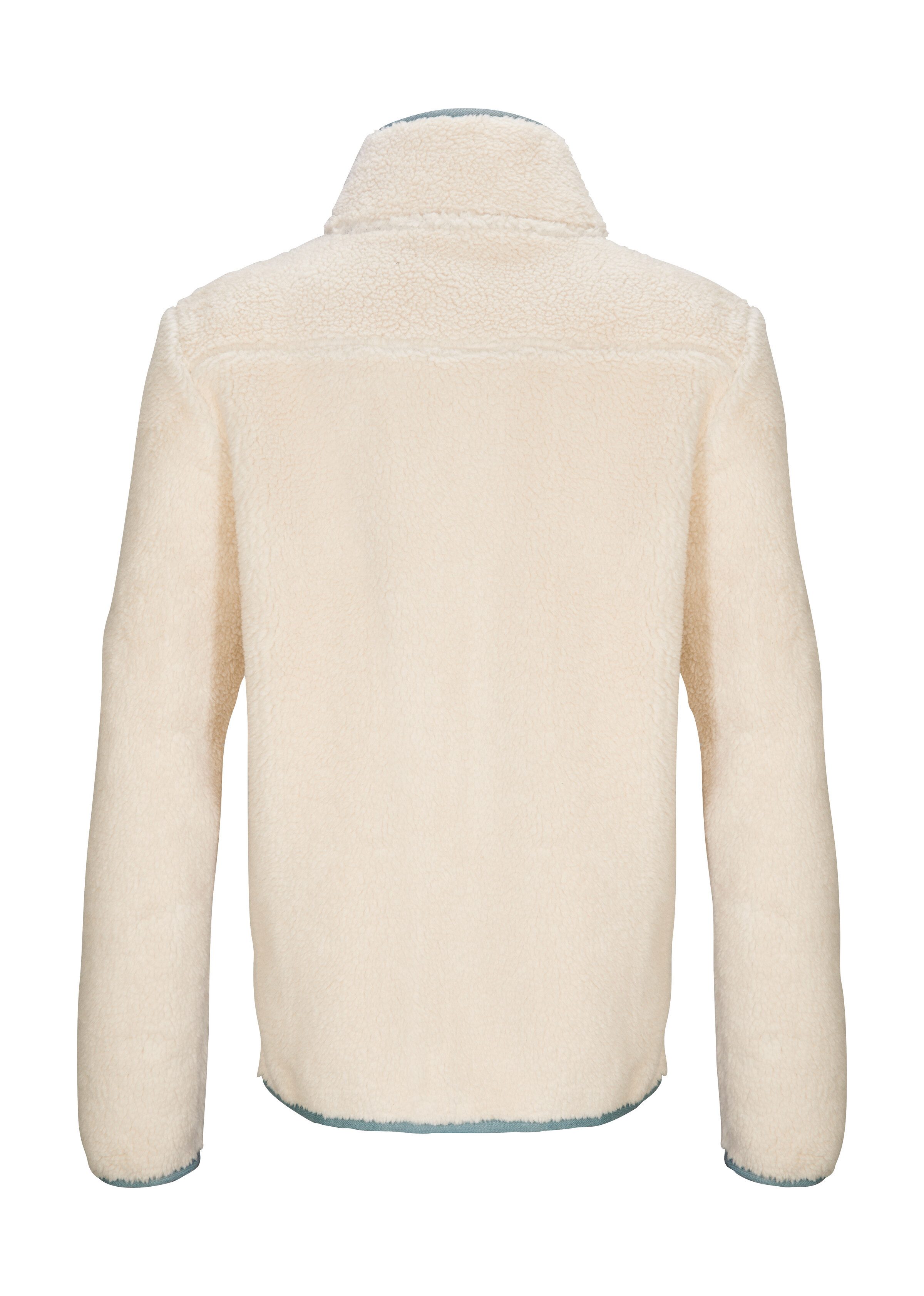 Killtec Fleecejacke KOW 241 BYS FLC JCKT Weiche Sherpa Fleecejacke mit Kinnschutz und Stehkragen