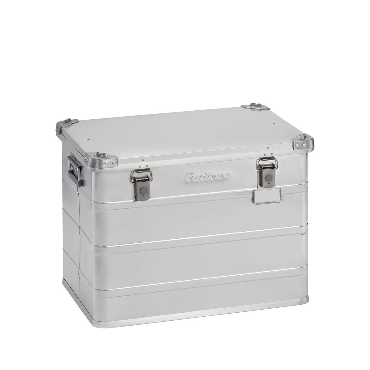 Enders® Aufbewahrungsbox Industriebox 123 L, hochwertig verarbeitet, Alukiste Transportbox Lagerbox Alukoffer Metallkiste Alubox