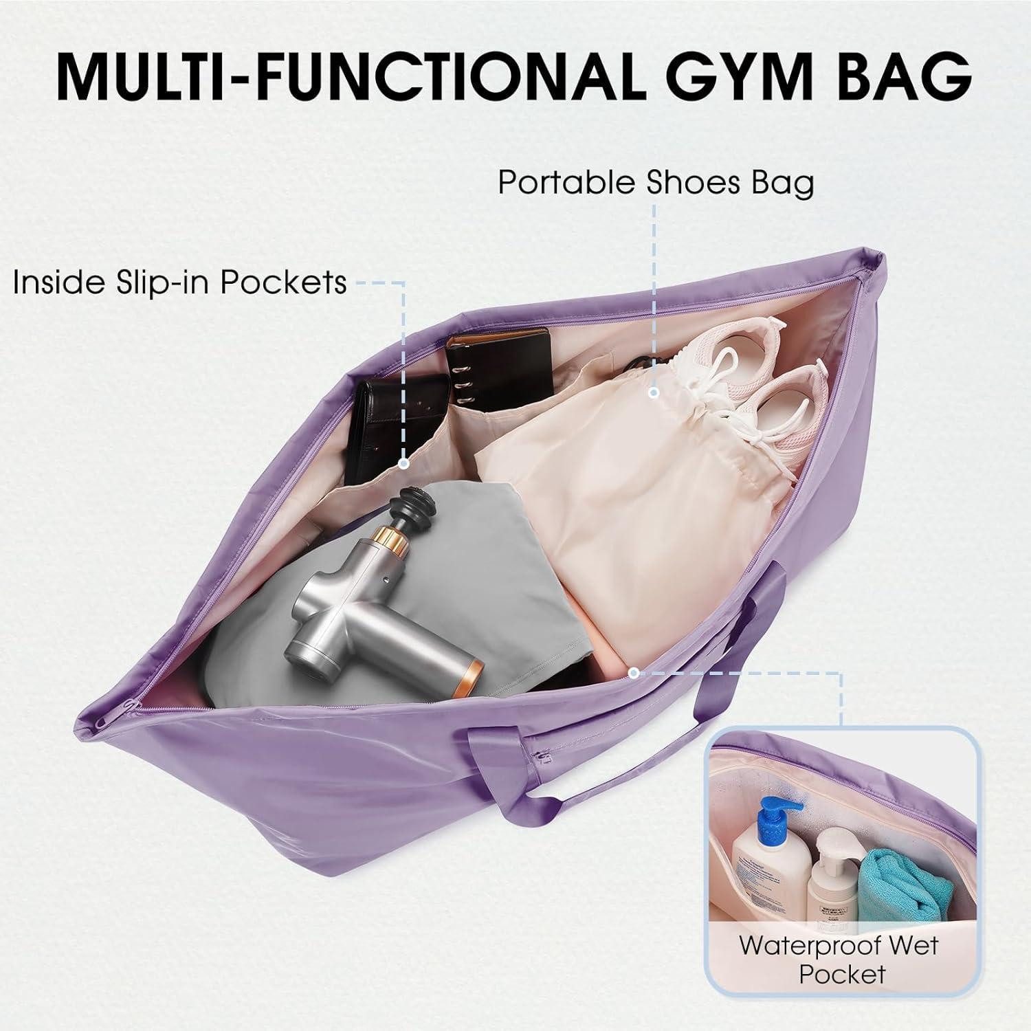 LuxusKollektion Yogatasche Sporttasche Damen Yogatasche Groß Reisetasche mit Schuhtasche und