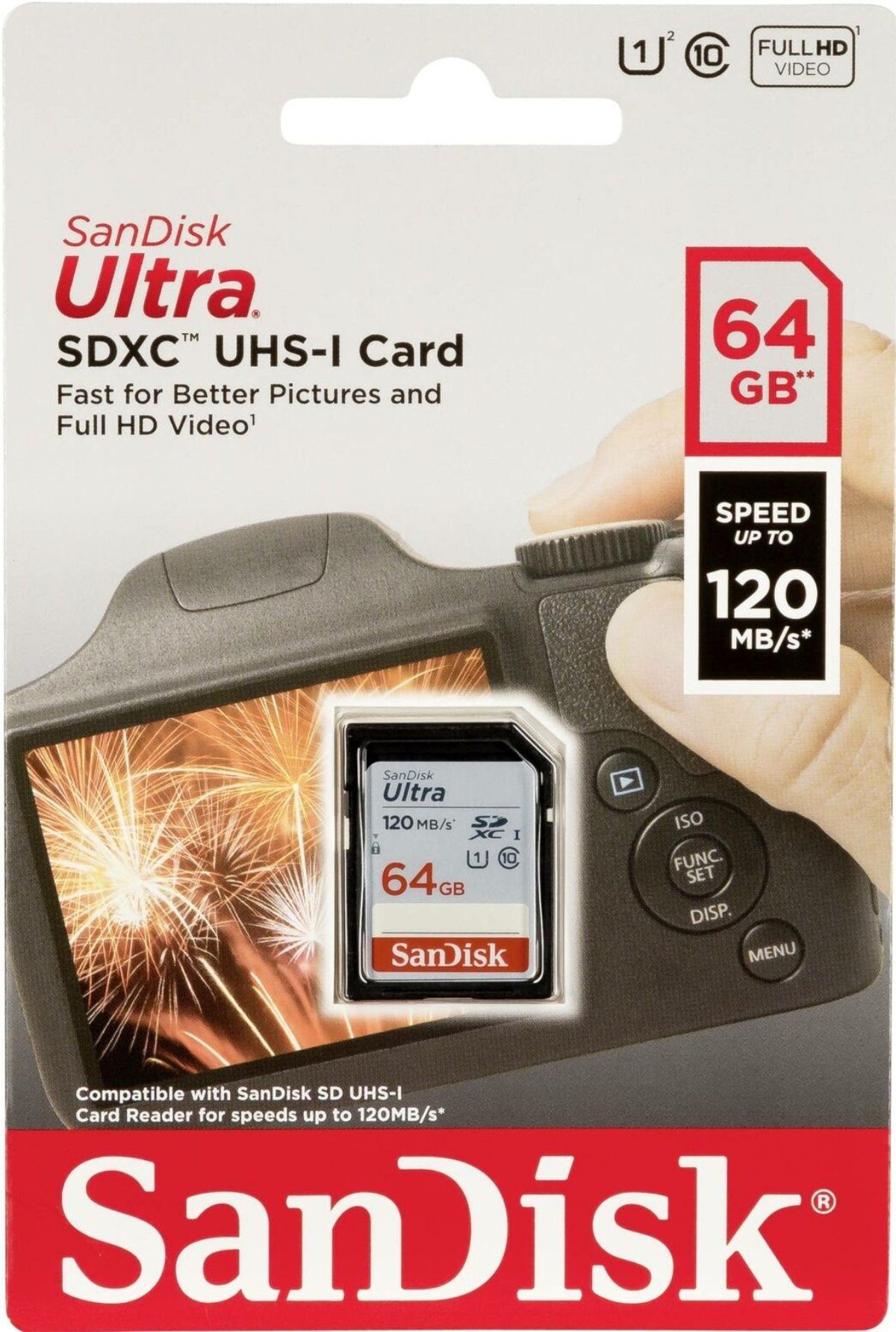 Sandisk Ultra SD Karte Memory Card 32GB 64GB 128GB 256GB Speicherkarte (64 GB)